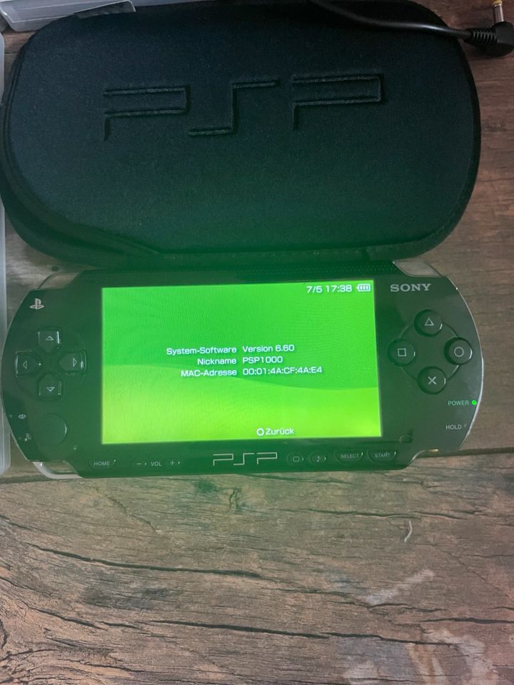 Sony PSP mit 6 Spielen in Neuruppin