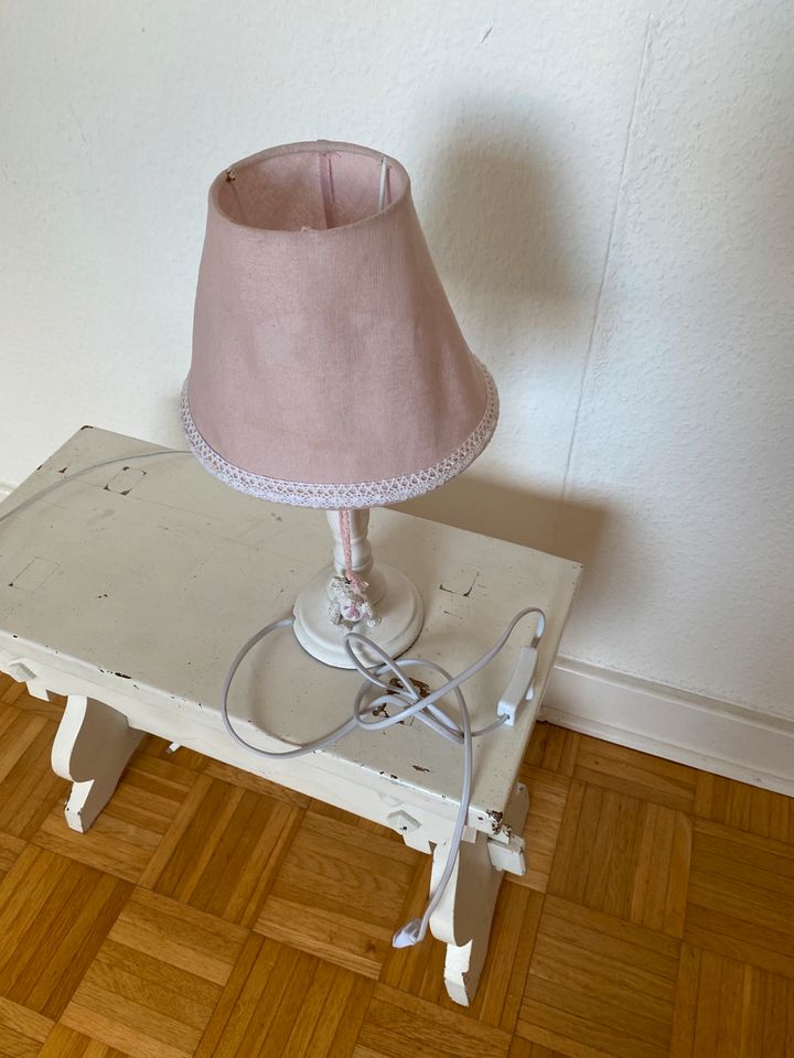 Nachttischlampe Lampenschirm Vintage Frankreich Comptoir de in Düsseldorf