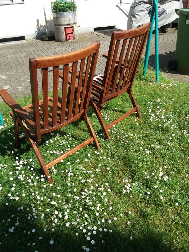 Teakholzstühle, Hochlehner, Teak Holz, Gartenstühle in Kleve