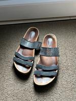 Lascana Damenschuhe Sommer edel Glitzer Gr. 41 Pantolette Kiel - Suchsdorf Vorschau