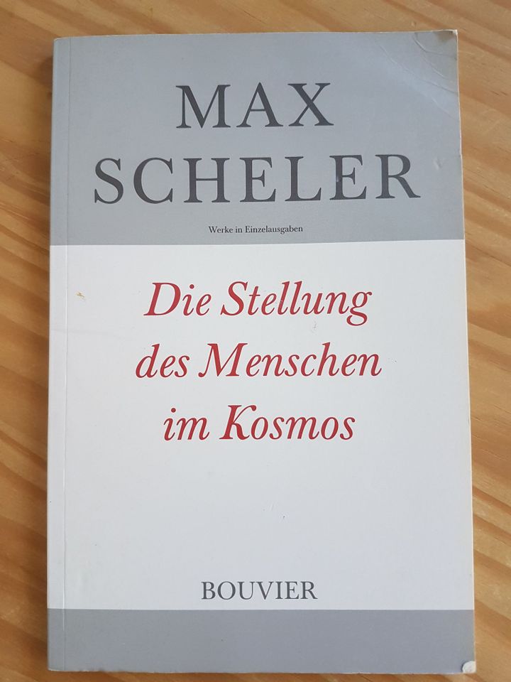 Scheler, Max - Die Stellung des Menschen im Kosmos, gebraucht in Rostock