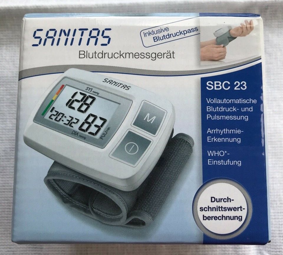 Sanitas Handgelenk-Blutdruckmessgerät SBC 23 in Dortmund - Holzen | eBay  Kleinanzeigen ist jetzt Kleinanzeigen
