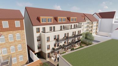 Modernes 1-Zimmer-Apartment mit Balkon zur Komplettmiete (inkl. Nebenkosten, Strom und Internet) – Erstbezug in Hildesheim