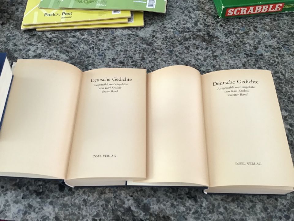 Deutsche Gedichte Insel Verlag Karl Krolow Antiquarische Bücher in Wesel