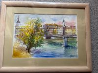 Aquarell der Stadt Baja, Ungarn. Baden-Württemberg - Waiblingen Vorschau