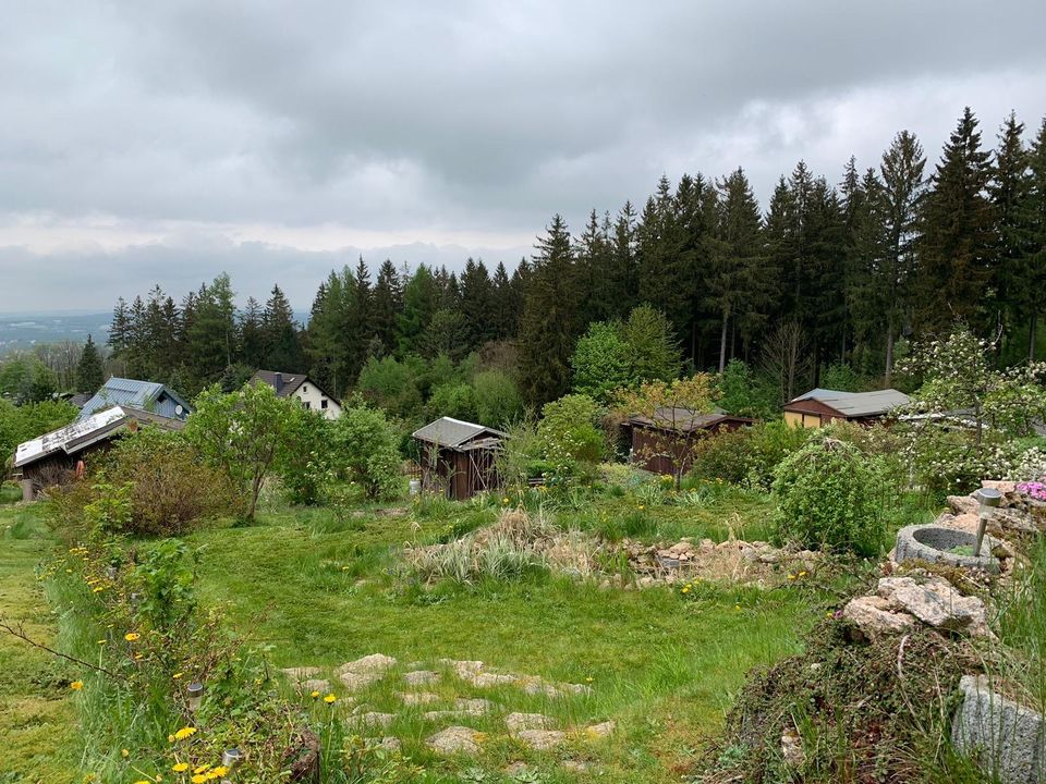 Kleingarten mit Häuschen in Auerbach (Vogtland)