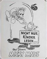 Micky Maus Orig. Plakat 60er Jahre mit Donald Duck - Vintage Mick Innenstadt - Köln Altstadt Vorschau