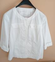 Gerry Weber Bluse kurzer Arm Blusenjacke weiß Gr. 40 Niedersachsen - Achim Vorschau