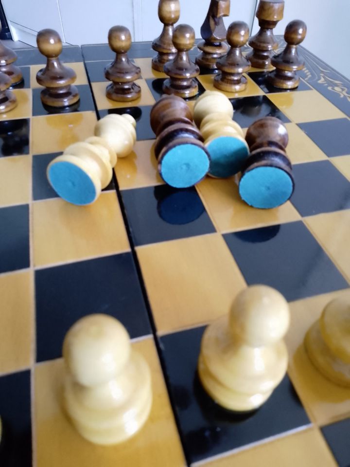 Schachspiel mit Buch in Bamberg