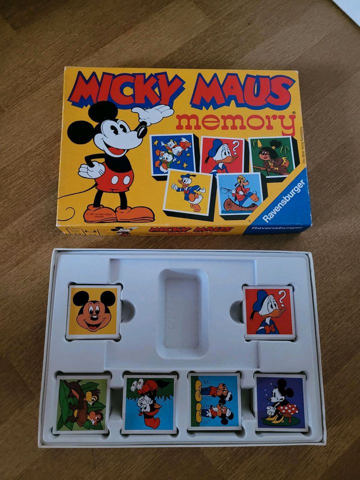 Micky Mickey Maus Mouse Memory Disney Ravensburger 1980 in Rockenberg