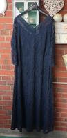 Sheego Kleid lang  48  blau Spitze 3/4 Arm Hochzeit Taufe Kommuni Nordrhein-Westfalen - Dülmen Vorschau