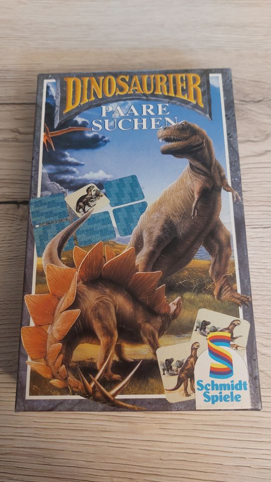 Dinosaurier Paare suchen - Memory von 1992 (Schmidt Spiele) in Rhauderfehn