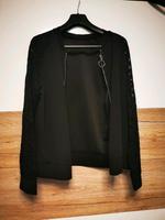 Schwarze kurze Jacke mit Spitze Ärmeln Bayern - Türkheim Vorschau