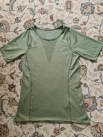 Nike Sportshirt Kurzarm olive Gr. XS Sachsen - Striegistal Vorschau