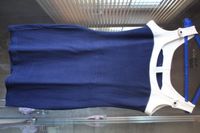 Kleid, Etuikleid -blau/creme -Gr.36, Gr. S Niedersachsen - Vechelde Vorschau