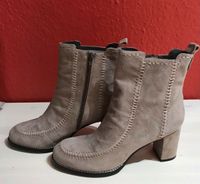 Di Lauro Stiefelette Gr.40 taupe Leder NEU Sachsen-Anhalt - Merseburg Vorschau