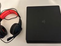 PlayStation 4 slim + Headset inklusive Spiele und Controller Niedersachsen - Varel Vorschau