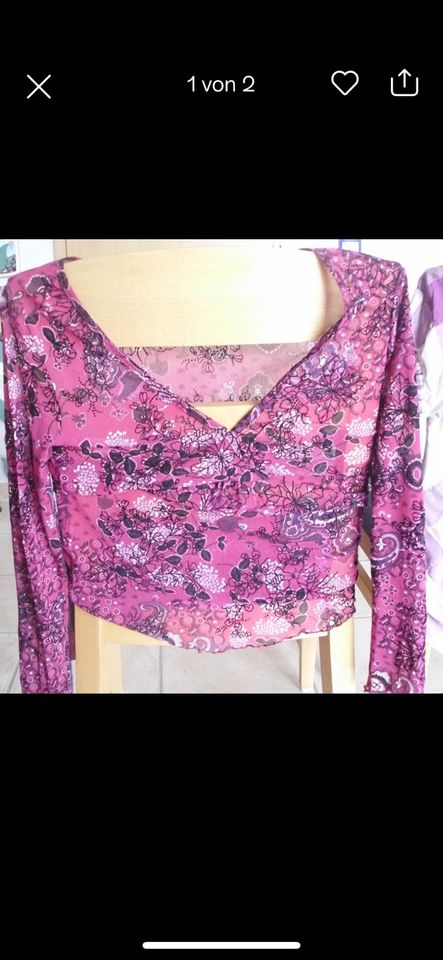 Street One Chiffon Bluse Gr38/M Beere in Menden
