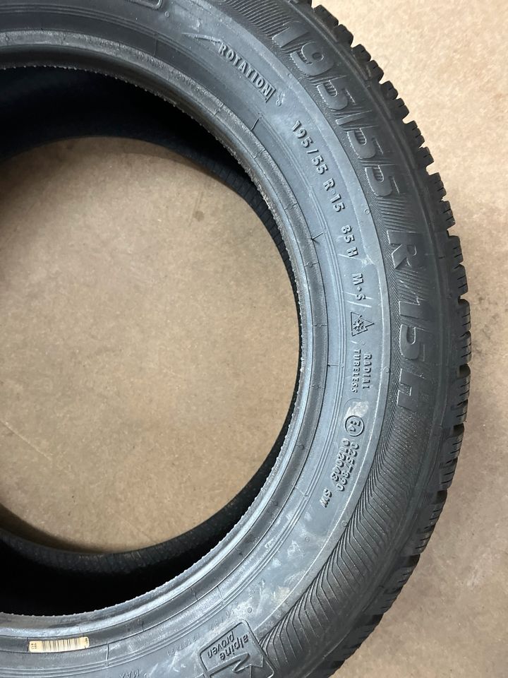 1x Winterreifen Reifen Semperit Speedgrip 2 195/55 R15 85H EK2038 in Marktzeuln