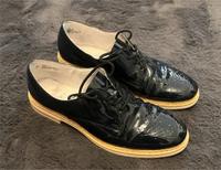 Rieker Halbschuhe Lack dunkelblau Hessen - Ginsheim-Gustavsburg Vorschau