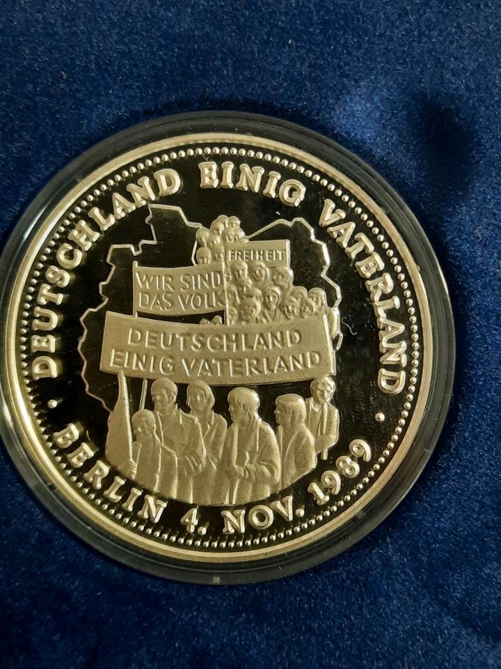 7 Stück 999 Silbermünzen Deutschland Einig Vaterland in Freigericht