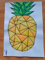 selfmade Ananas Aquarellbild Rheinland-Pfalz - Dichtelbach Vorschau