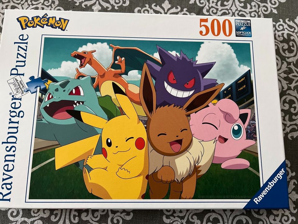 Puzzle Pokémon 500 Pièces Ravensburger. 