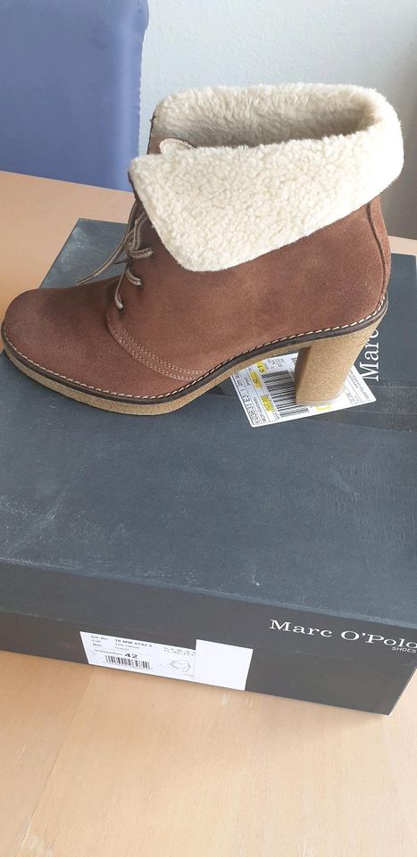 Marc O'Polo Stiefelette gefüttert braun in Bielefeld