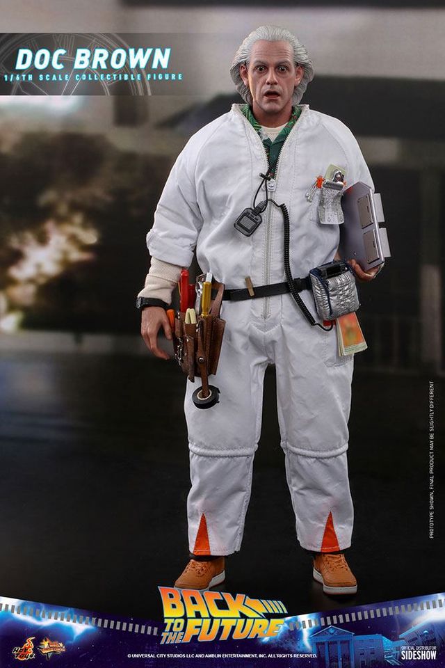 DOC BROWN - Zurück in die Zukunft 1/6 Actionfigur 30cm - HOT TOYS in Weilmünster