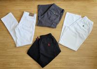 Jeans 33/34 u. Leinenhose weiß / Esprit und Sporthose kurz Gr. L Schwerin - Großer Dreesch Vorschau