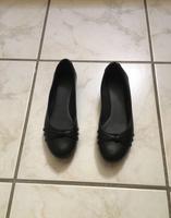 Dunkelblaue Ballerina Gr 37, 2 x zur Konfirmation getragen Bayern - Betzenstein Vorschau