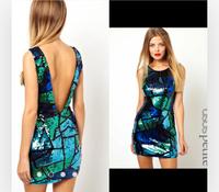 Asos petite italienische Designer Kleid Pailletten rückenfrei NEU Leipzig - Gohlis-Nord Vorschau