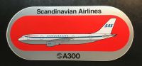 Airbus Sticker Scandinavian Airlines A300 Aufkleber Selten Kreis Pinneberg - Halstenbek Vorschau