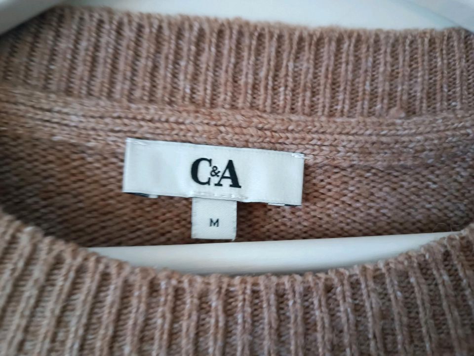 C&A Pullover Strick Wolle Caramel Braun Größe M in Nürnberg (Mittelfr)