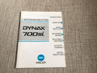 Bedienungsanleitung Minolta Dynax 700 si in Top-Zustand Hessen - Dreieich Vorschau