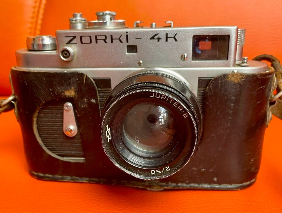 Zorki 4K Leica Jupiter 50 mm analog Point & Shoot Kamera UdSSR in Leipzig