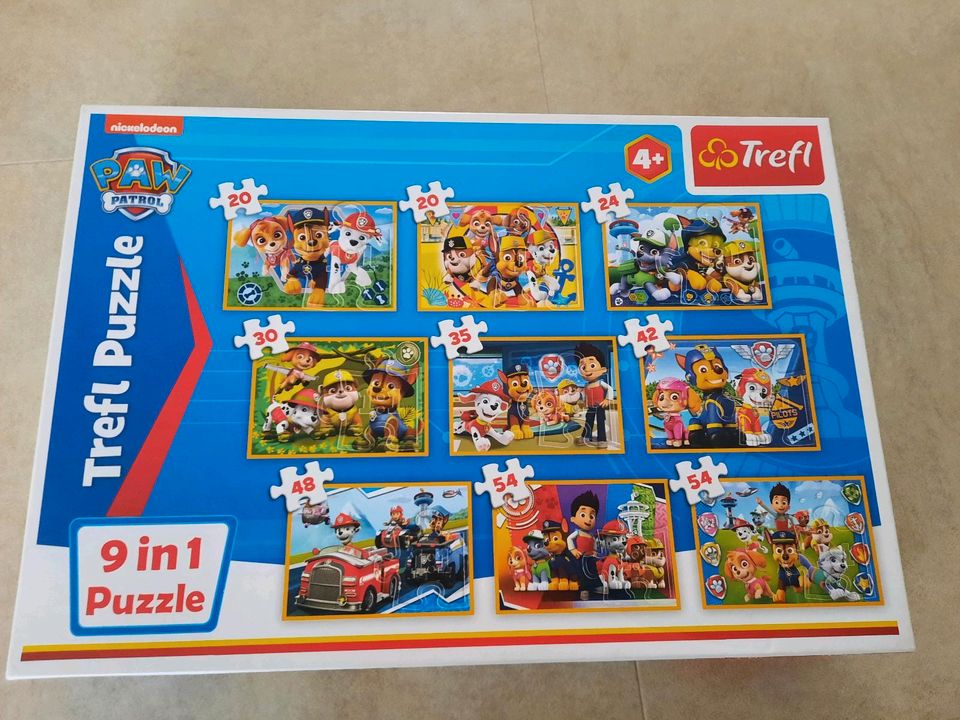 9 in 1 Puzzle Paw Patrol in Lauffen