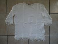 Damenpulli ,3/4 Arm, Spitze am Bund/Ärmel, creme,  Gr. L Baden-Württemberg - Gengenbach Vorschau