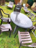 Ovaler Gartentisch+6 Stühle Nordrhein-Westfalen - Bottrop Vorschau