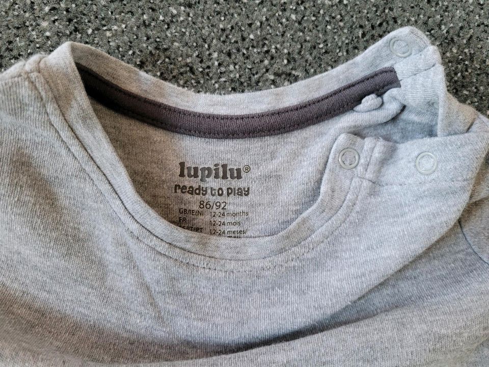 Set 4 Lupilu Langarmshirts, 86/92 in Friedrichsdorf