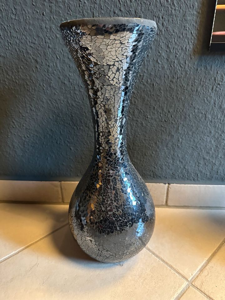 ✨Mosaik Vase aus Glas schwarz✨ in Dresden