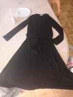 CLOSED tief schwarz Jersey Kleid XL eher 40 42  soft Bindegürtel Hamburg-Nord - Hamburg Langenhorn Vorschau