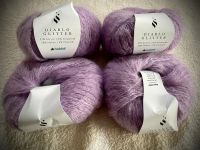 Mohairwolle mit Glitzer, Fb. flieder od. messing,4 x 25g,  Neu !! Brandenburg - Guben Vorschau