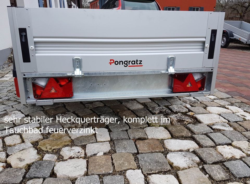Pkw-Anhänger Anhänger Pongratz LPA 230 Alu ungebremst 750 kg in Schwenningen