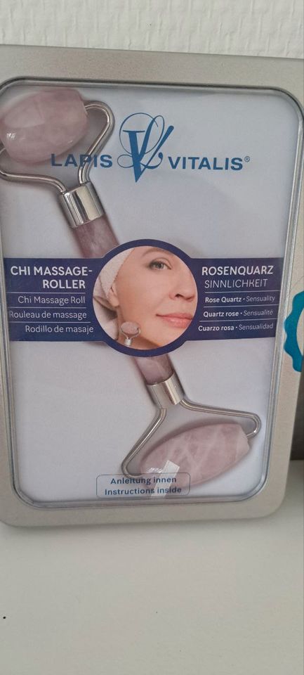 Chi massage-roller gesichtsroller edelsteine lapis vitalis in Mannheim