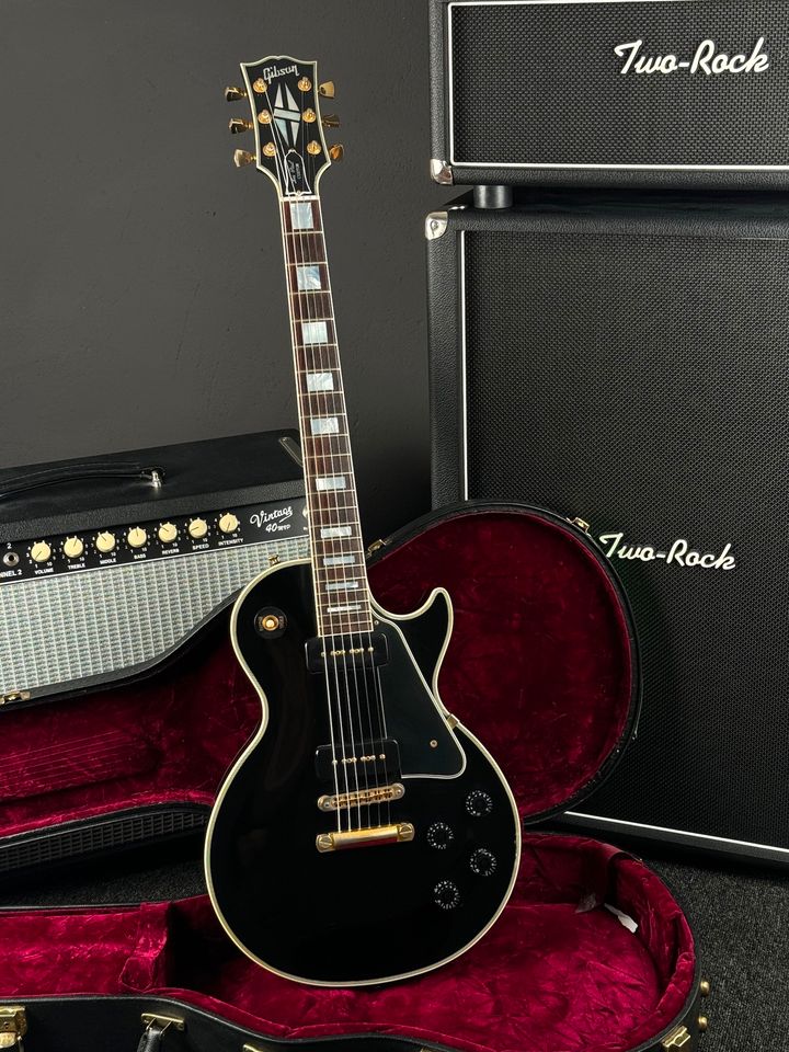 2014 Gibson LTD Les Paul Custom Historic P90 Ebony Black in Kiefersfelden