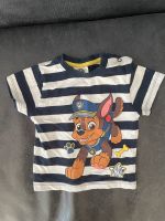 Shirt Paw Patrol GR 74 80 blau weiß Frankfurt am Main - Niederursel Vorschau