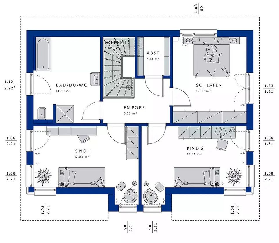 HAUS MIT VIEL PLATZ FÜR KIDS UND DIE GANZE FAMILIE UND PULTDACH in Kleinostheim