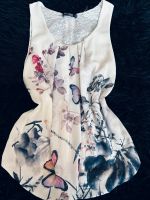 Colloseum Top, Träger-Bluse mit Blumen-Muster, weiß, Größe XS Thüringen - Suhl Vorschau