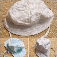 Drei Sommerhüte in weiß und blau,  6-12 Monate Baden-Württemberg - Malsch Vorschau